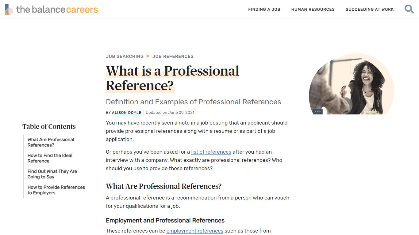 What is a Professional Reference? - The Balance Careers