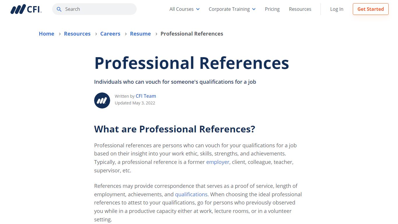 Professional References - Definition, Who to Ask, and Good Qualities